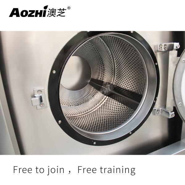 High-Efficiency Double-Deck Self-Service Laundry Dryer - Multi-Language, Remote Monitoring, Gas/Electric Heating