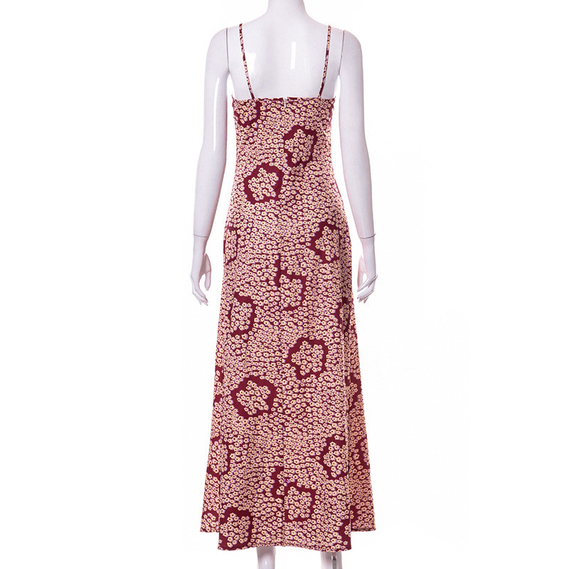 Floral Sleeveless Women's Casual Maxi Dresses