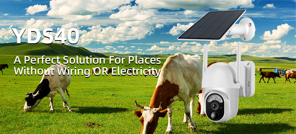 3MP PTZ 4G Solar Security Camera 8W Solar Panel PIR Motion Detection