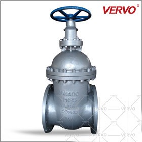 Buy cheap 16" Class 150 Cast Steel Gate Valve PN16 Non Rising Stem Gate Valve DN400 PN25 from wholesalers