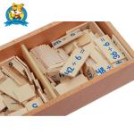 Wooden educational Mathematics Montessori Materials producer Divisions equations