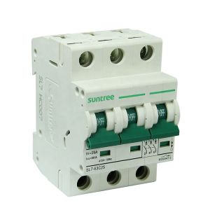 EN60898 6ka MCB Mini SL7-63 AC Circuit Breakers