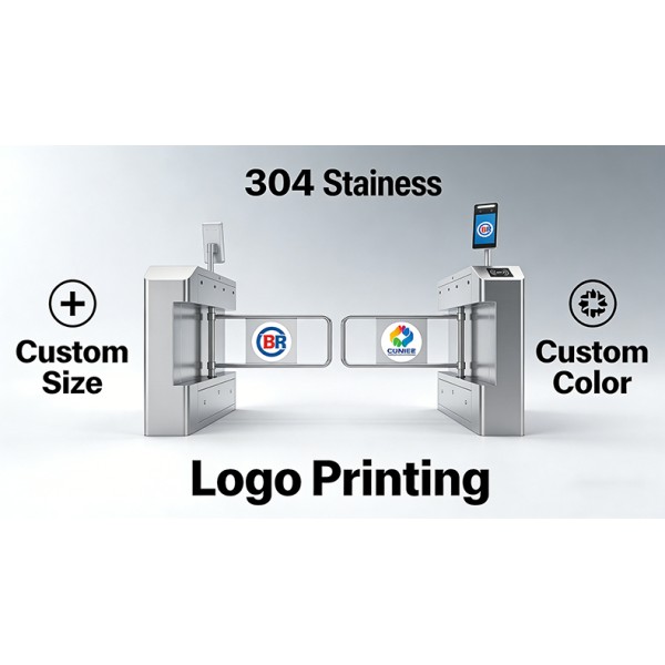 AUTO Multi Access Control Face Recognition IC Card QR Code Ticketing System for Gym Tripod Turnstile Gate
