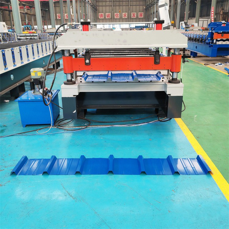 Ibr Trapezoidal Wall Sheet Roll Forming Machine PLC Controlling