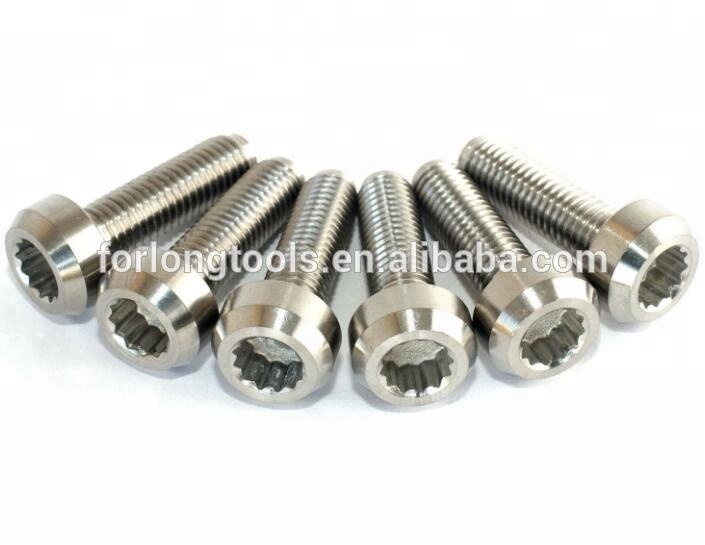 DIN Standard Titanium Finish M7*24MM Bolt and Perfect for TITANIUM SPLIT RIM WHEEL Ready to Ship
