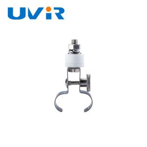 Quality 15x33mm Ceramic Silver IR Lamp Holder for Twin Tube Short Wave for sale