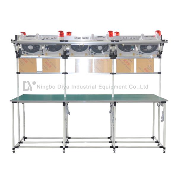 Double Side Production Work Tables , Customized HI Q Line Pipe Workbench