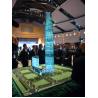 Buy cheap Architectural Model of Futuristic Glass Skyscraper with Illuminated Facade and from wholesalers