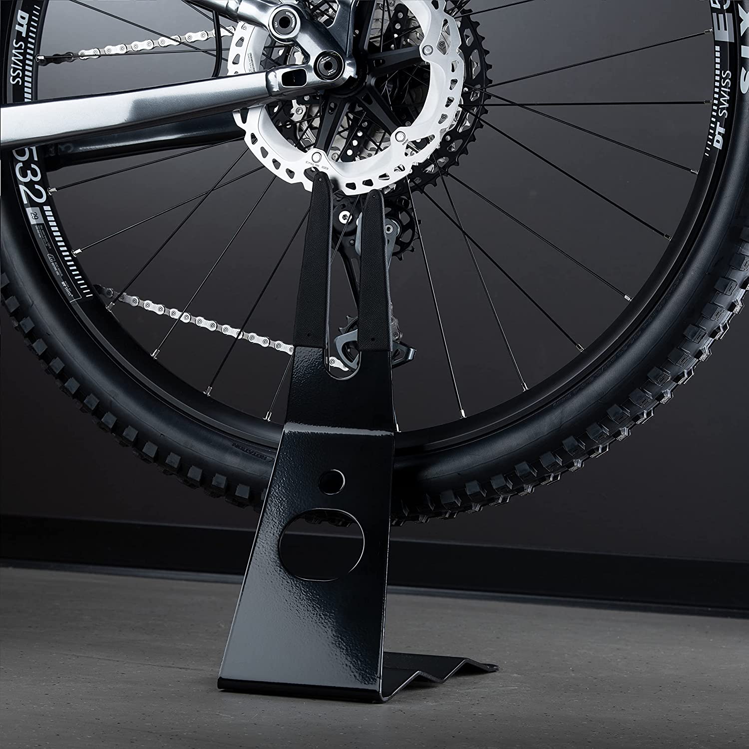 Single-side Bracket Bicycle Stand for Repairing and Mounting Road and MTB Bikes