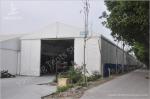 PVC Fabric Roof Outside Industrial Storage Tents Customized ISO CE Certification