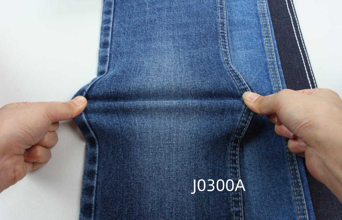 Wholesale 12.5 Oz Dark Blue Stretch Woven Denim Fabric For Jeans