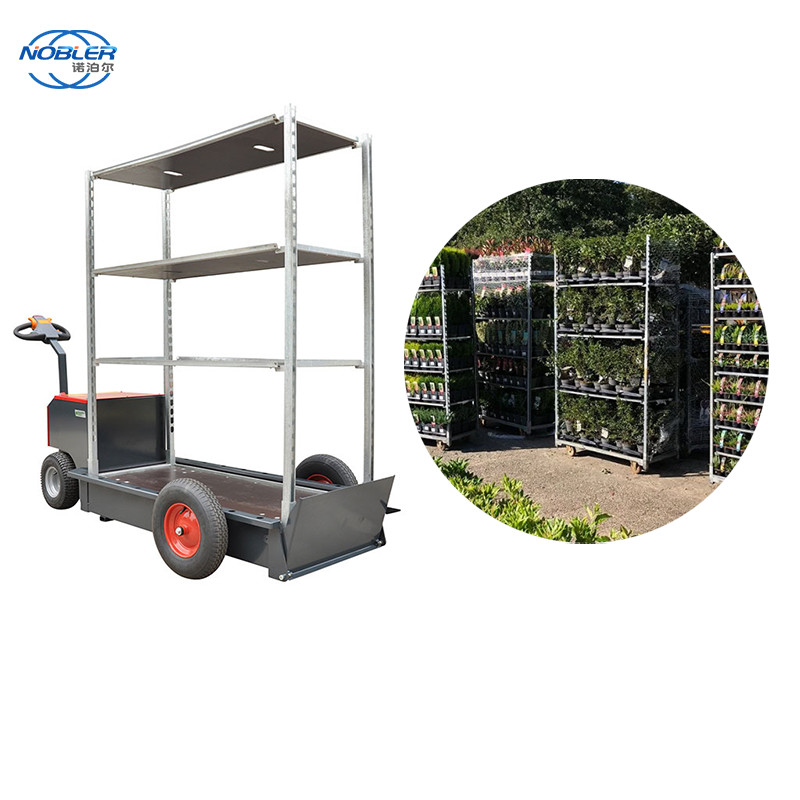 Standard Container 1350 * 565 * 1900mm Plywood Flower Trolley Convenient Storage