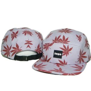 60cm Adjustable Short Brim Baseball Cap Custom Pattern