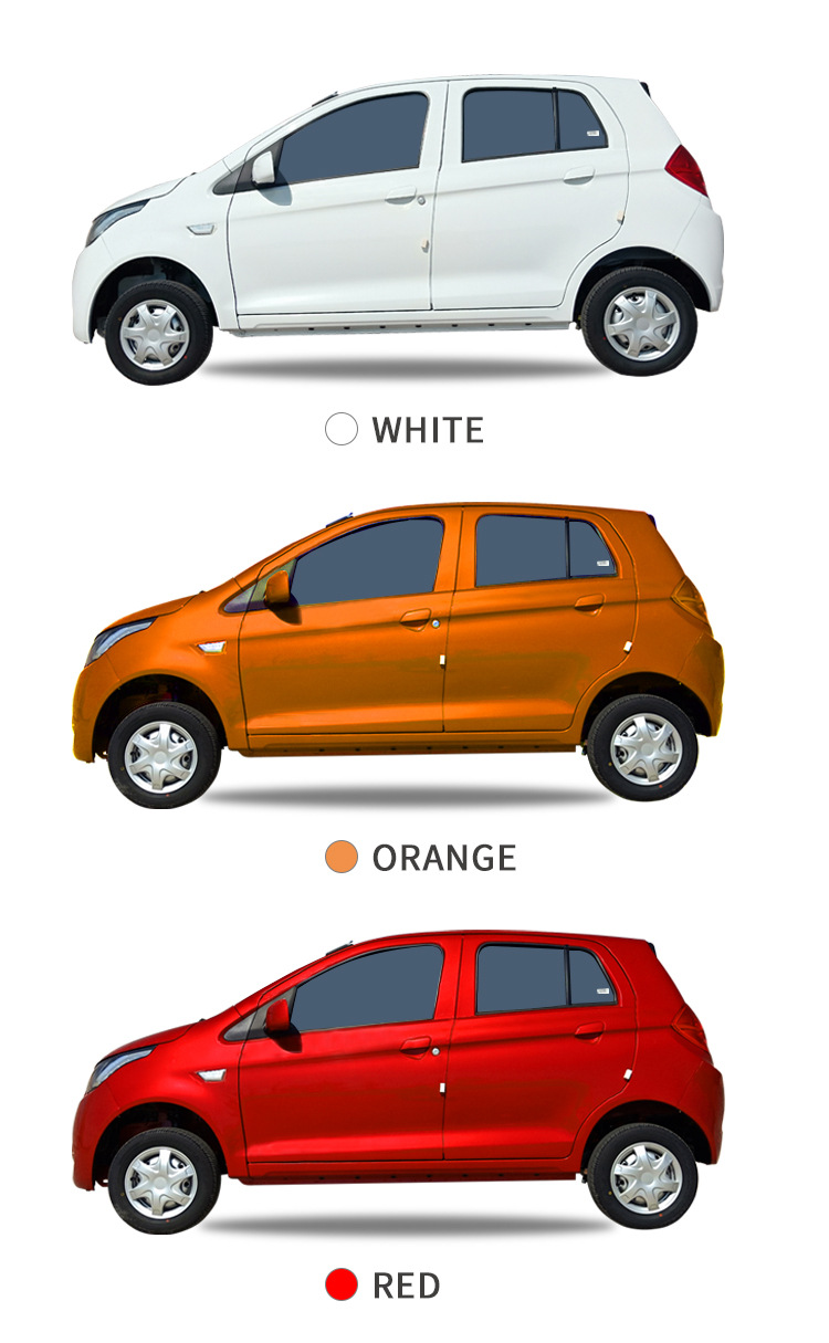 2024 Electriccar Max Range 400km Autos Electric 4 Wheel Solar Panel Car LHD Front Logo Rear Driver Position