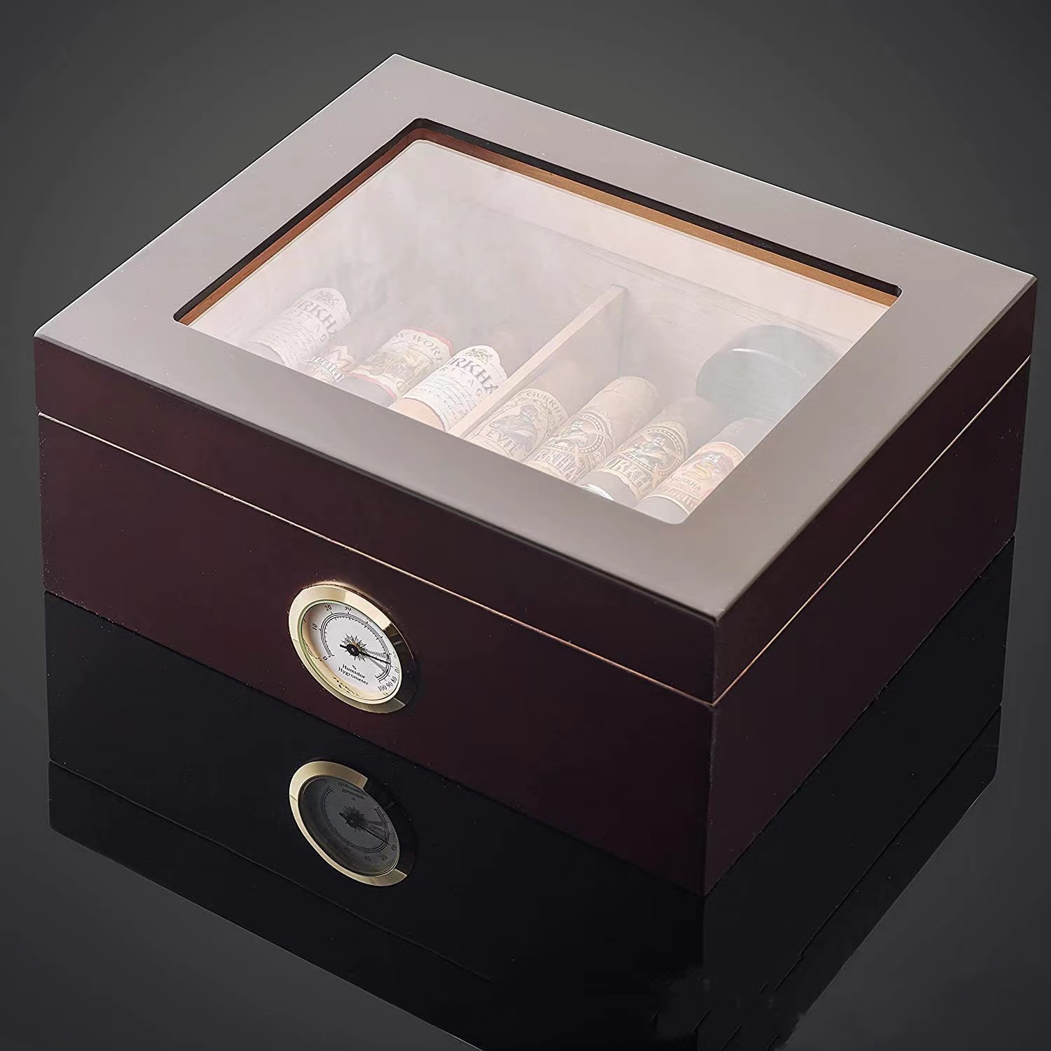 Luxurious Wooden Cigar Box Set Elite Collection Rigid Packaging Boxes