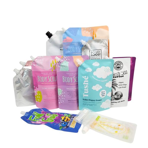 30ml Custom Printed Food Grade Spout Pouch for Baby Juice and Puree Packaging