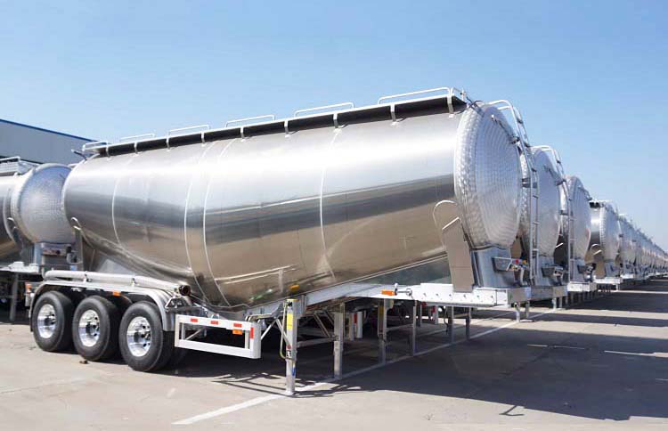 30 Cubic Meters Aluminium Fly Ash Carrier Tanker Trailer for Sale