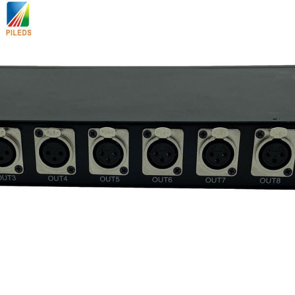 8 Ports DMX 512 Decoder RGB LED Controller Online Control For SPI DMX