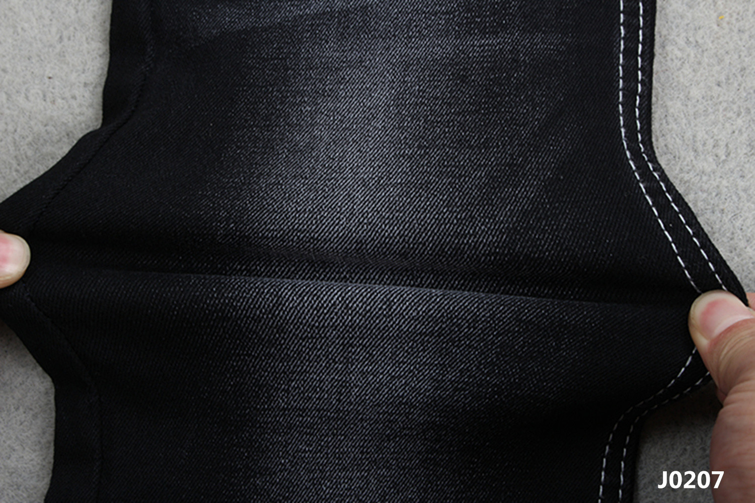 75% Cotton Super Stretch Black Denim Legging Skinny Jeans Fabric