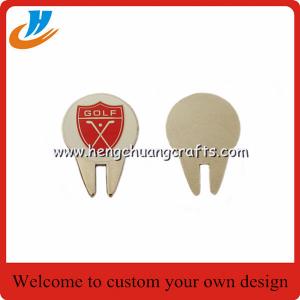 Quality Personalized golf divot repair tool/Zinc alloy golf accessories for sale