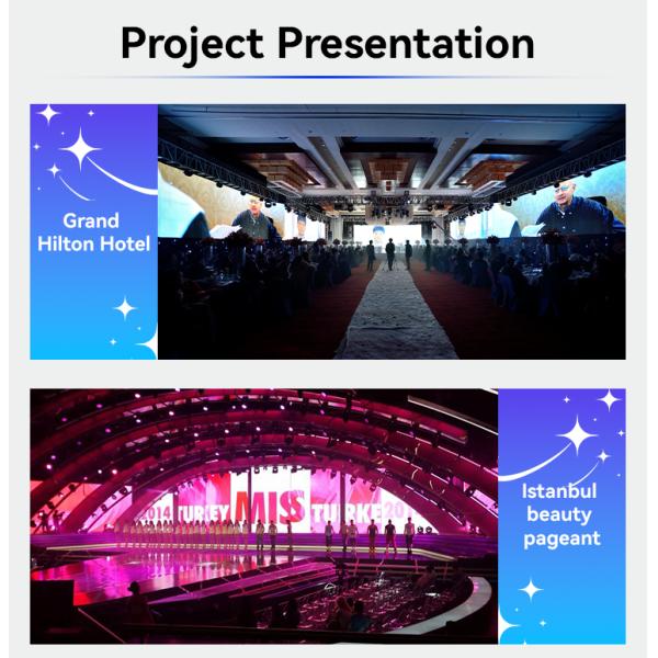 Streamlined COB Modular LED Display Panels Rgb Screen For Indoor Outdoor Advertising Menu