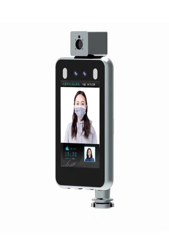 Face Recognition And Temperature Indicator Human Body Temperature Linux Operating System