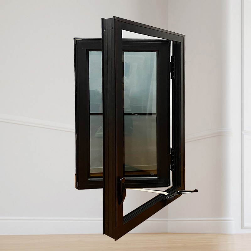 EPDM Silicone Casement Aluminium Aluminium Flush Windows German Brand Hardware