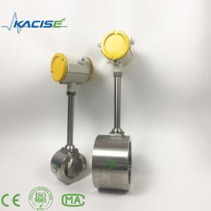Quality RS485 RS232 Vortex Flow Meter Steam Gas Liquid Flowmeter for sale