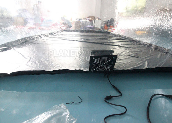 DustProof Inflatable Car Cover Capsule Tent for Car Storage