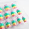 Buy cheap Full cover Fingers Fake Nails french manicure with ABS material from wholesalers