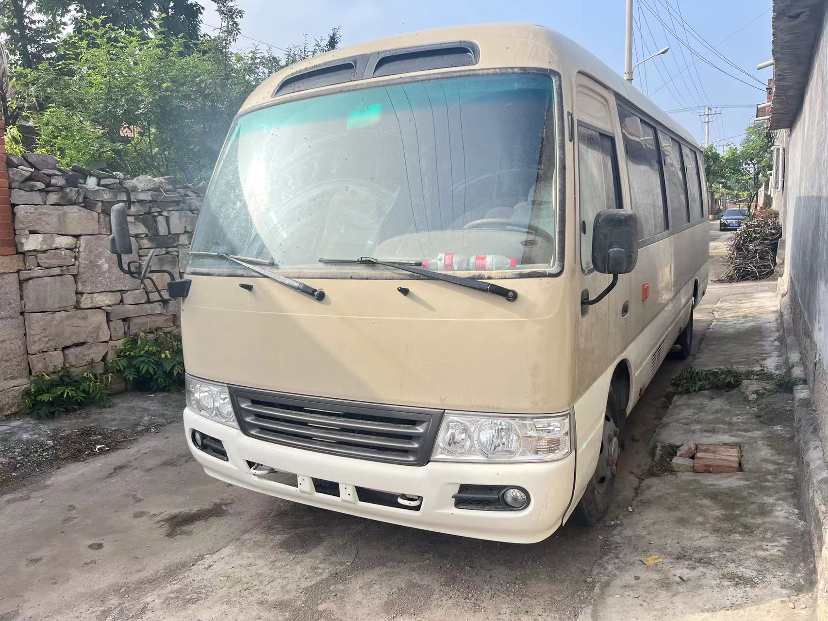 2680mm Height Used 20 Seater Coaster Diesel Toyota LHD Bus in Good Condition