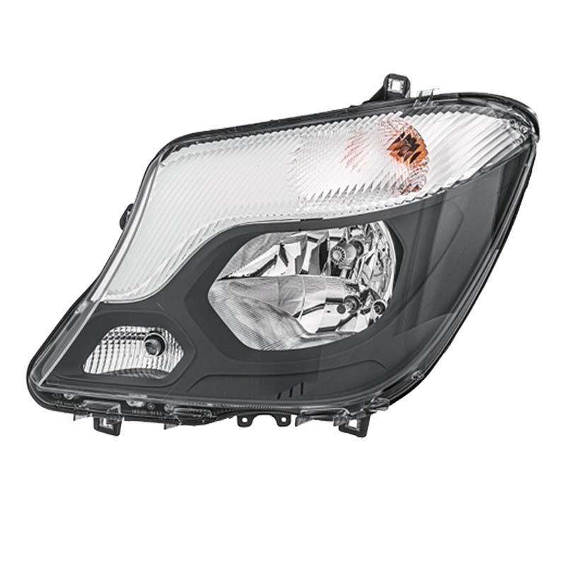 Bulb Shape Code H7 Auto Spare Parts for Mercedes-Benz Sprinter W906 Modified Headlamp Assembly 2006-2013 Daytime LED Streamer Lamp OE 9068202361