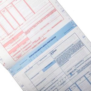 Digital Printing Courier Air Waybill Rectangular Carbonless Copy Paper