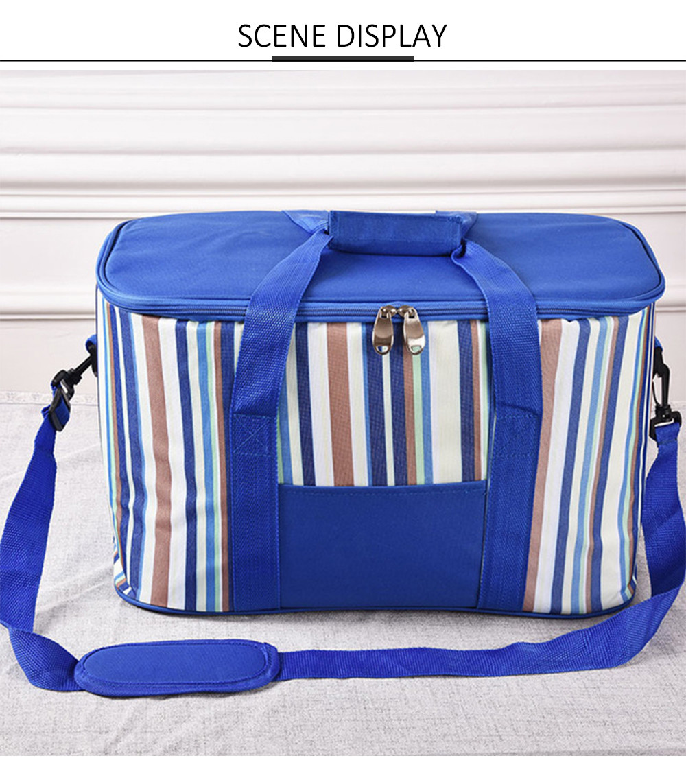 Thermal Cooler Large Insulated Freezer Lunch Bag for Food Delivery