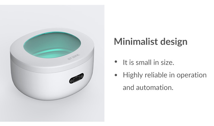 SUS304 35W Bench Top Ultrasonic Cleaner 750ml With Transparent Cover