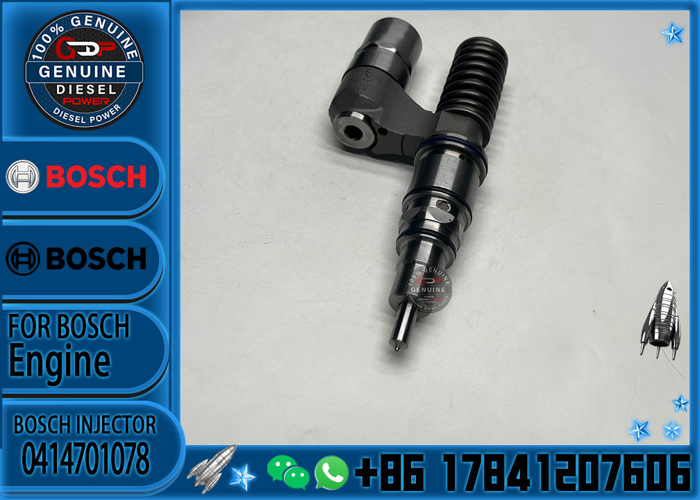 Diesel Engine Fuel Injector 0414701039 Common Rail Injector 0414701063 Auto Parts 0414701078