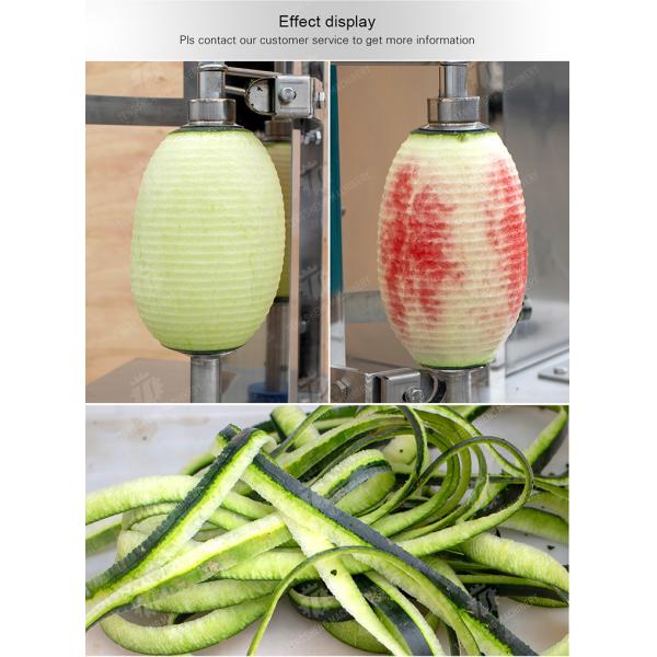Fruit Vegetable Peeling and Splitting Machine papaya chieh-qua pumpkin wax gourd pineapple watermelon Hami Melon Peeling