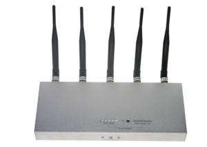 Quality Wireless Camera Mobile Phone Signal Jammer Blocker With 5 Omni Directional Antenna for sale