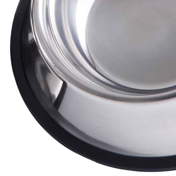 Stainless Steel Dog Bowl High-Grade Non-Slip Pet Bowl Pet Food Bowl Food Utensils 6 Sizes Pet Supplies