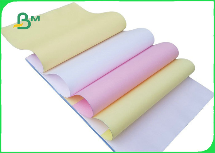Self Copy CB White CF Pink Carbonless Paper For Receipt Book 430 * 610mm 55gsm