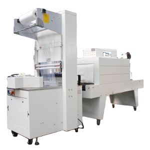 China PET Bottles Automatic Labeling Machine Pneumatic Film Shrinking Machine on sale