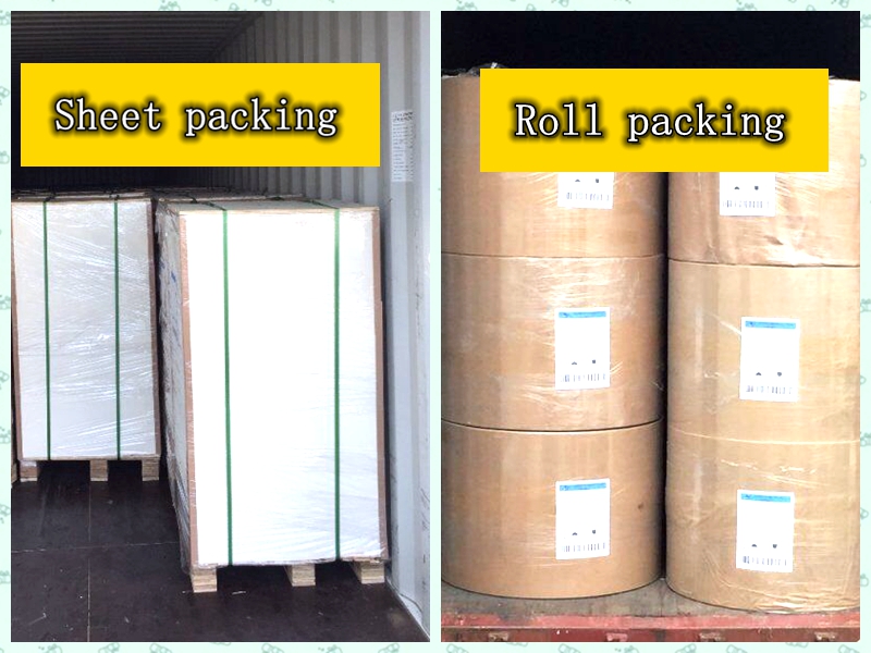 Width 70*100cm tear resistant smooth surface 70 - 80g brown FDA kraft paper in roll