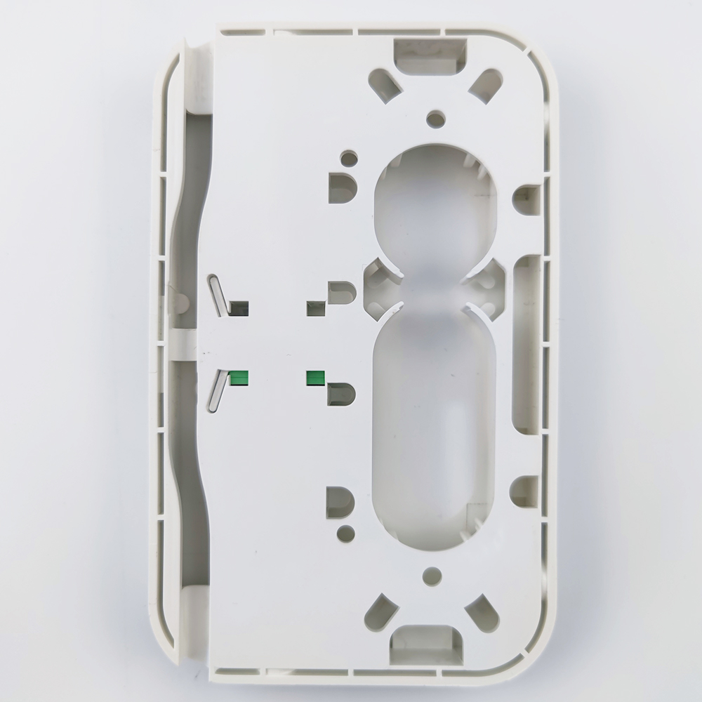 148x88x15 Fiber Optic Faceplate Socket Panel for Indoor FTTH Network Plastic Material