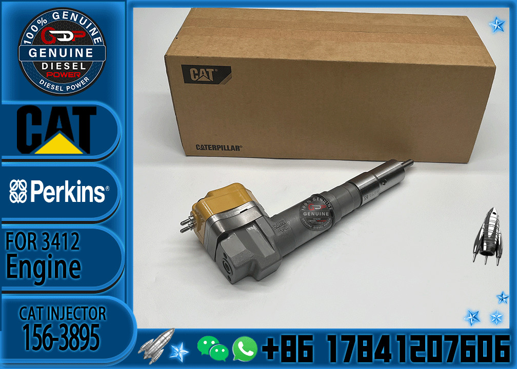 1563895 1697408 Engine Parts Fuel Injector 156-3895 169-7408 171-9704 For CAT Caterpillar 3412 1719704 engine