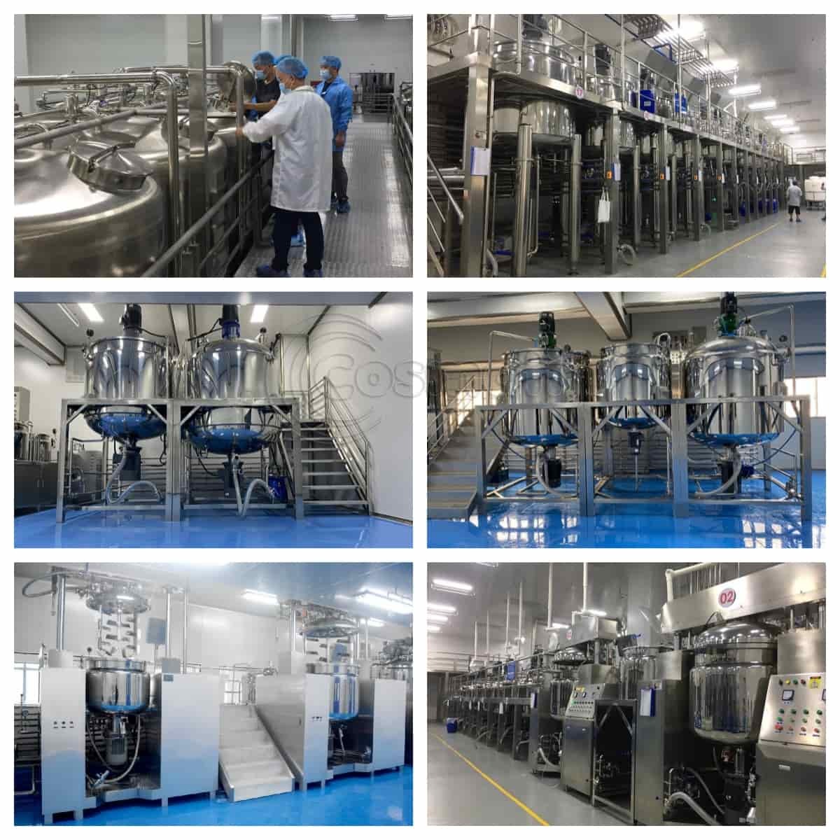 Cream Ointment Vacuum Homogenizer Emulsifying Machine High Shear Mixer