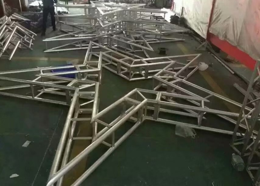 Quality Five Pointed Aluminium Lighting Truss Strong Loading Capability OEM Service for sale