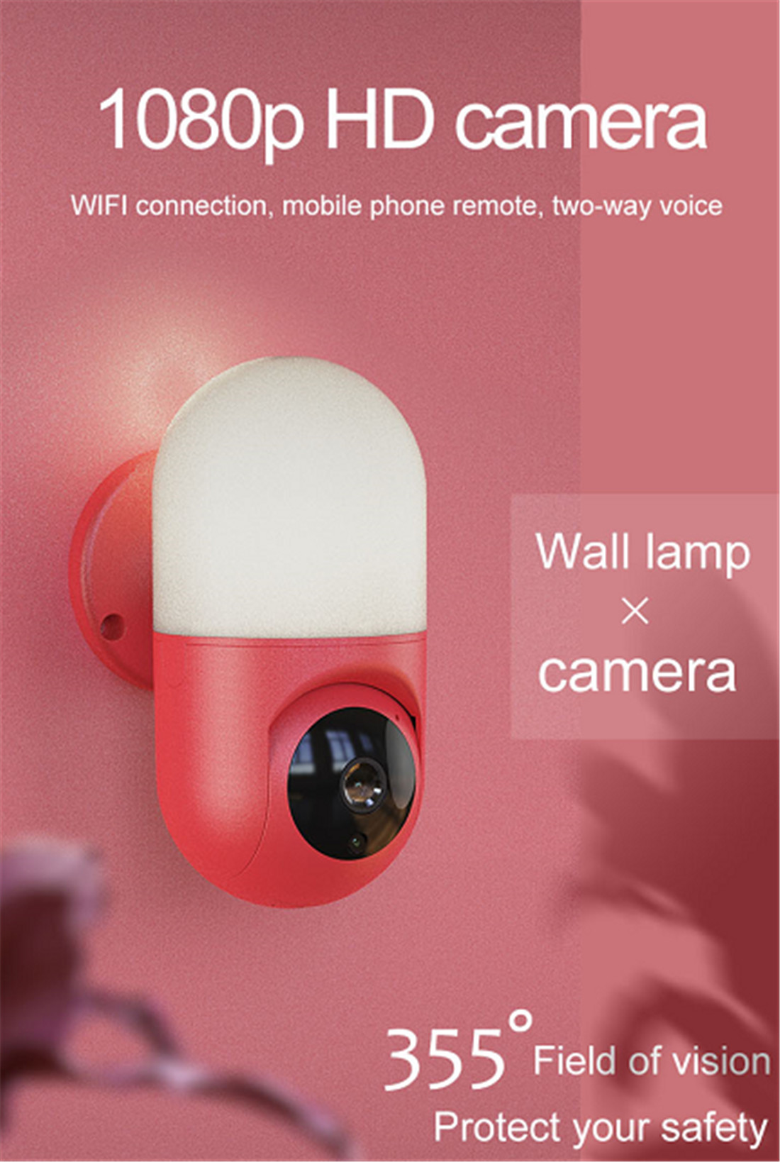 wall light camera, night lamp camera, smart baby camera_copy