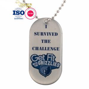 China Street Custom Dog Tag Necklace , Cool Air Personalised Dog Collar Tags on sale