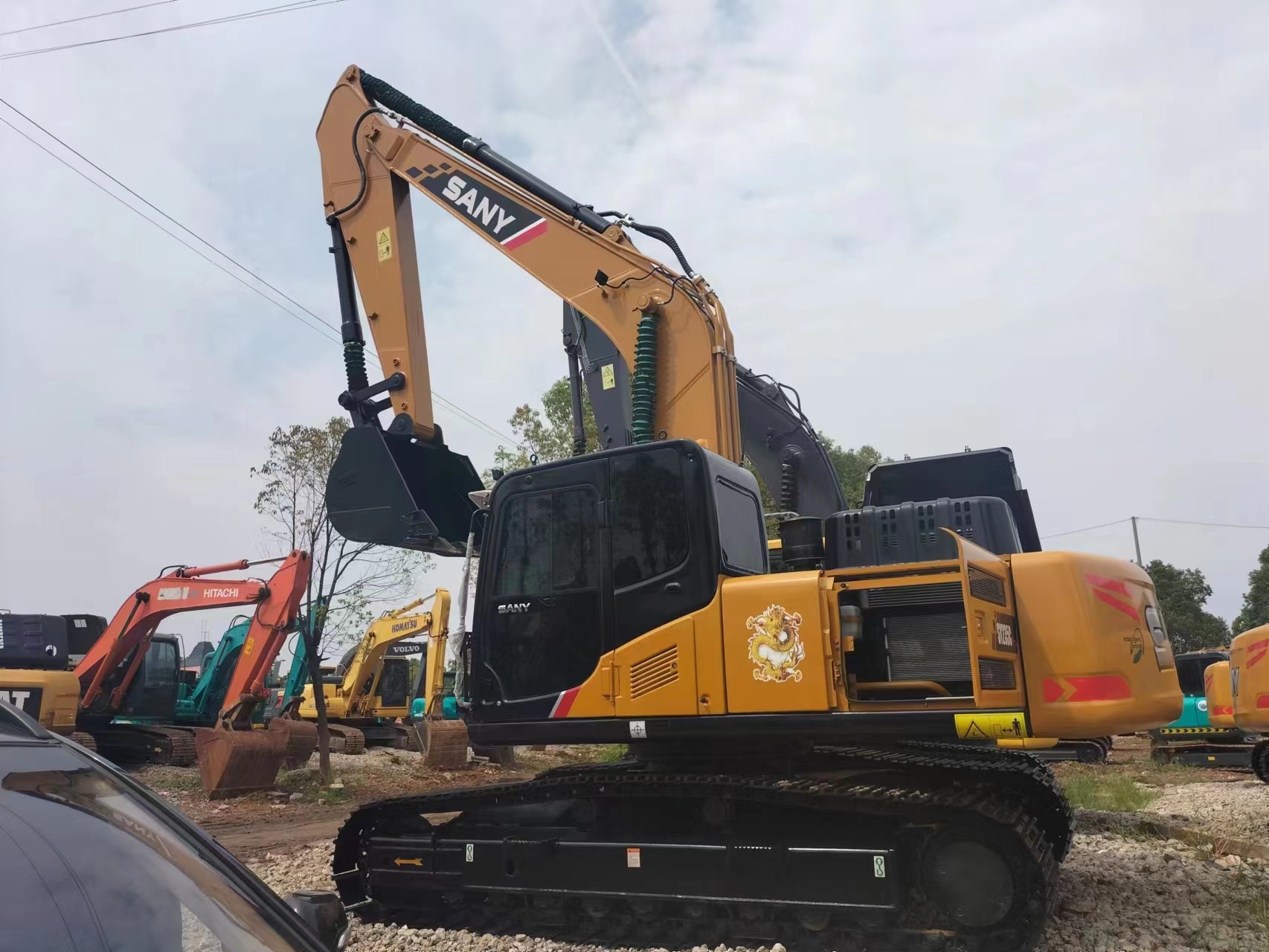 Used SANY Digger SY235C Secondhand 23.5on Medium Type Crawler Excavator