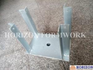 China Q235 Steel Plate Concrete Forming Accessories , Galvanized Fork Head for Slab Form Construction on sale